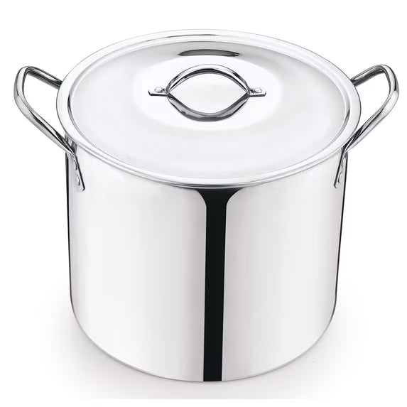 8-Qt Stainless Steel Stock Pot with Stainless Steel Lid