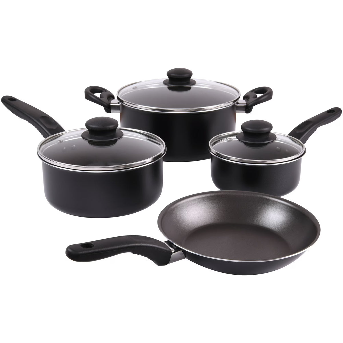 4 Pcs Nonstick Aluminum Cookware Set